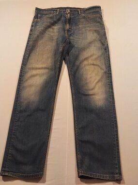 Levi’s Straight Leg Jeans Zip Fly Men’s 38x34 Medium Wash Classic